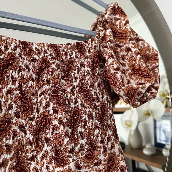 Faithful The Brand Juniper Midi Paisley Dress, Size 2 NWT - Picture 8 of 9